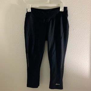 Black Asics capri leggings. Size small.